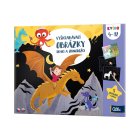 Vyškrabávací obrázky: Draci a jednorožci - Kvído