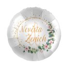 Balónek fóliový Nevěsta a ženich