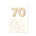 Přání k narozeninám - Zlatá ražba 70 let