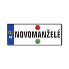 Svatební přání - SPZ Novomanželé