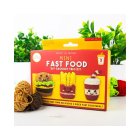 Mini háčkovací sada - Fast Food