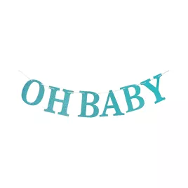Banner Oh Baby modrý