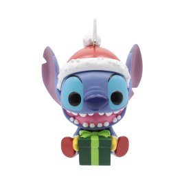Vánoční ozdoba - Stitch s dárkem