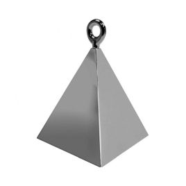 Těžítko na balónky Pyramida šedý grafit