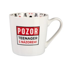 Hrnek s potiskem - Pozor teenager