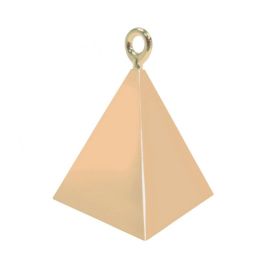 Těžítko na balónky Pyramida bronzová
