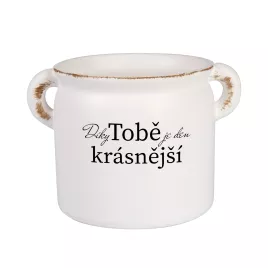 Malý květináč - Díky Tobě