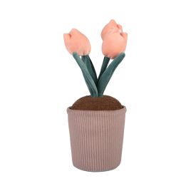 Maxi plyšová květina - Růžové tulipány