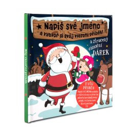 Modrá vánoční knížka bez jména (pro holku)