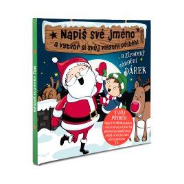 Modrá vánoční knížka bez jména (pro kluka)