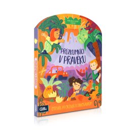 Leporelo s okénky - Průzkumníci v pravěku