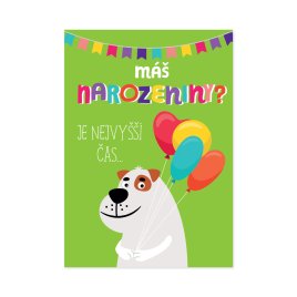 Hrací přání k narozeninám - Pořádná párty