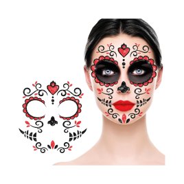 Samolepky na obličej - Día de los Muertos
