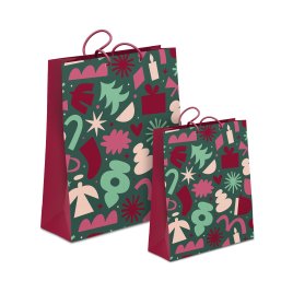 Dárková taška - Vánoční motivy