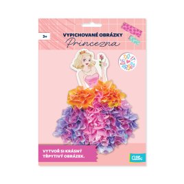 DIY Vypichované obrázky - Princezna