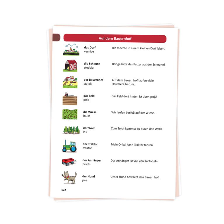                             Kniha Německý obrázkový slovník                        