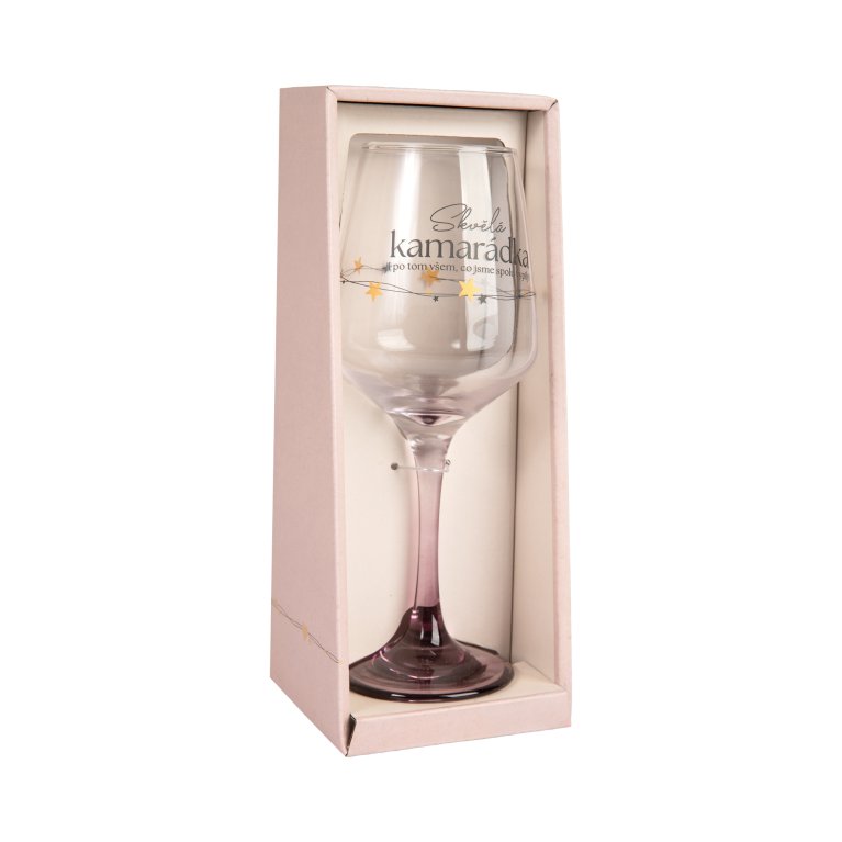                             Sklenice na víno s nápisem 350 ml                        