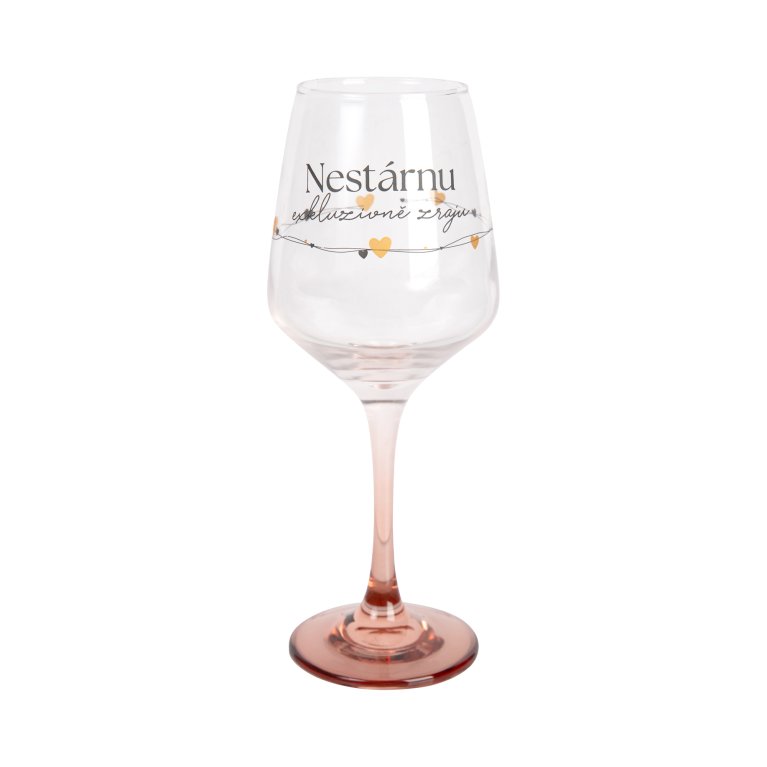 Sklenice na víno s nápisem 350 ml                    