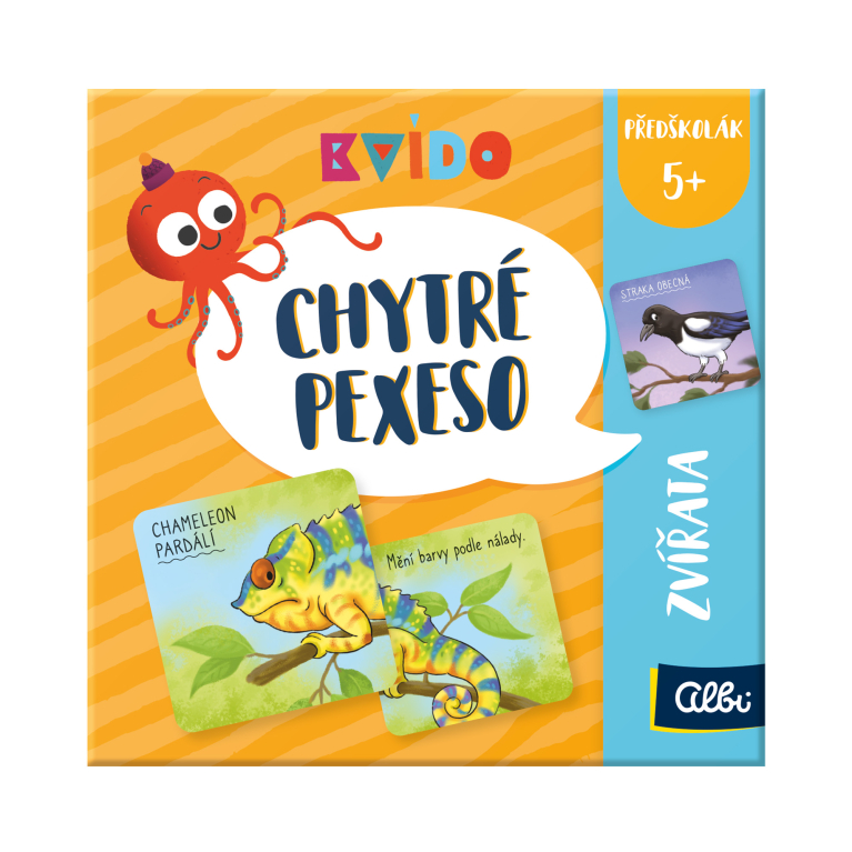                             Chytrá pexesa - Kvído                        