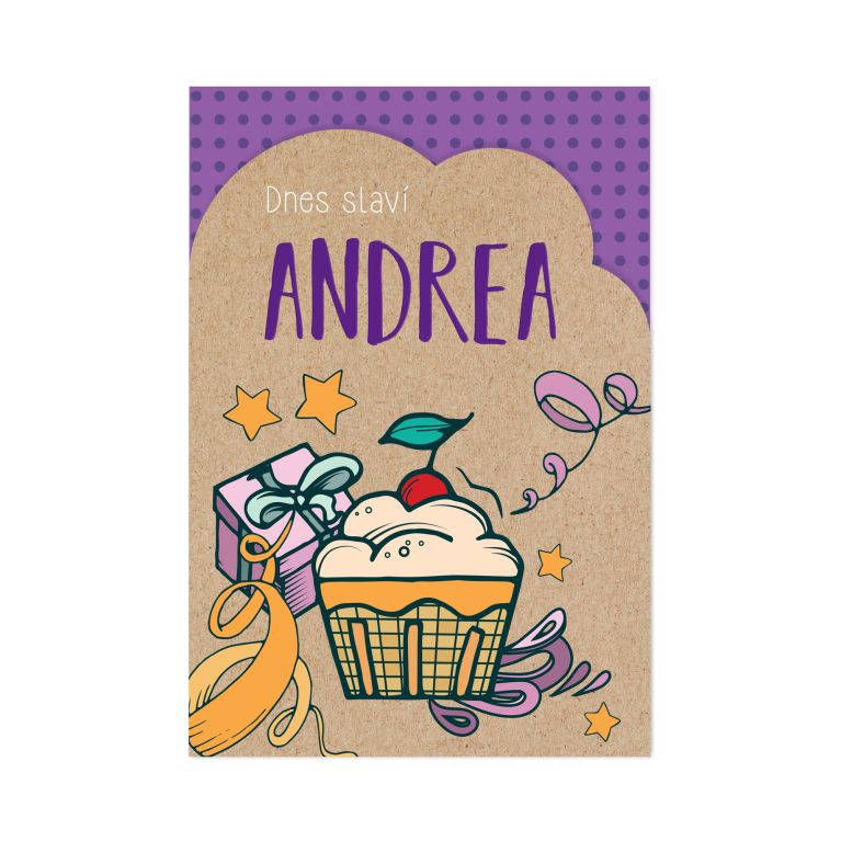 Přání k svátku - Andrea                    