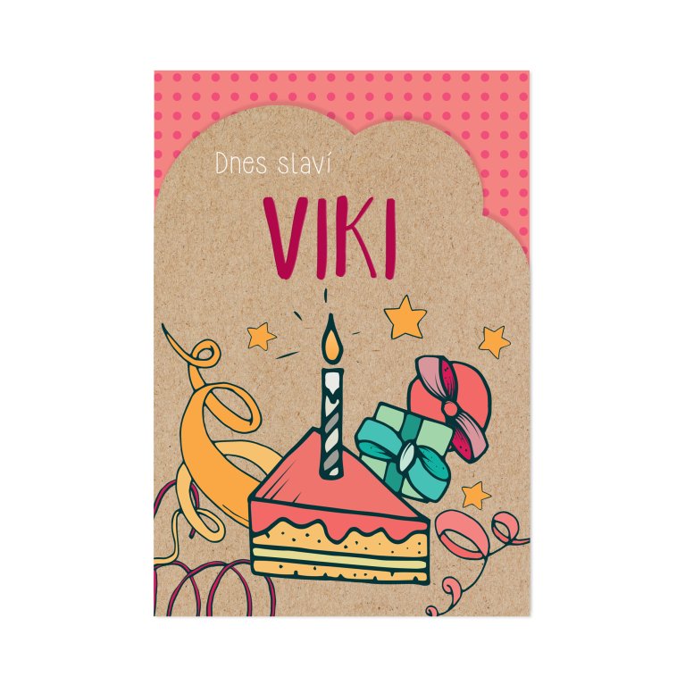 Přání k svátku - Viki                    