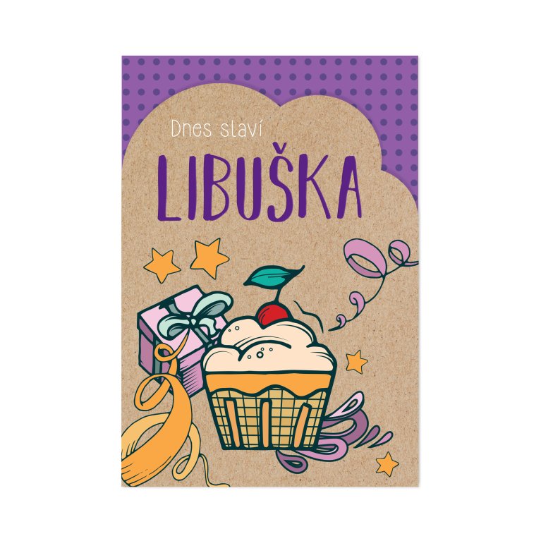 Přání k svátku - Libuška                    