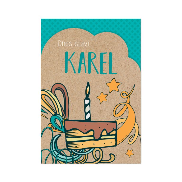 Přání k svátku - Karel                    