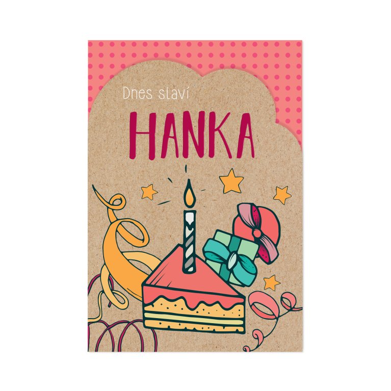 Přání k svátku - Hanka                    
