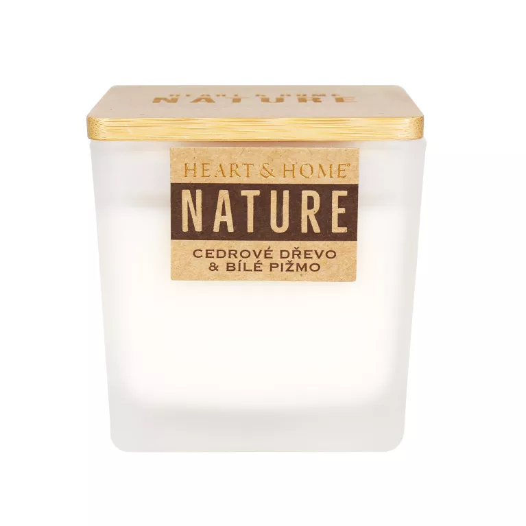                             Velké svíčky - Heart and Home Nature 210 g                        
