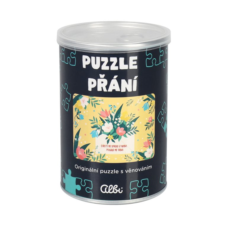 Puzzle přání - Štěstí spadlo z nebe                    