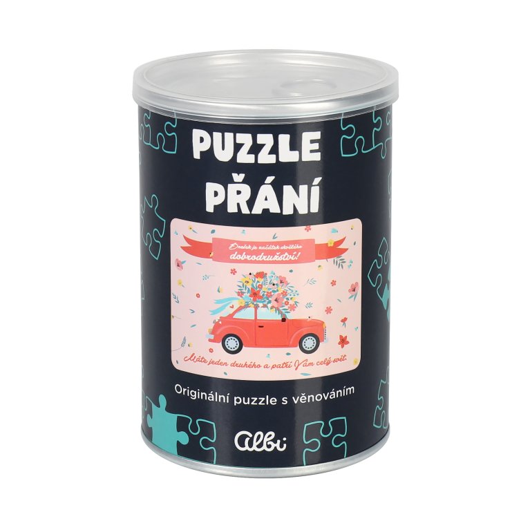 Svatební puzzle přání - Dnešek je začátek                    