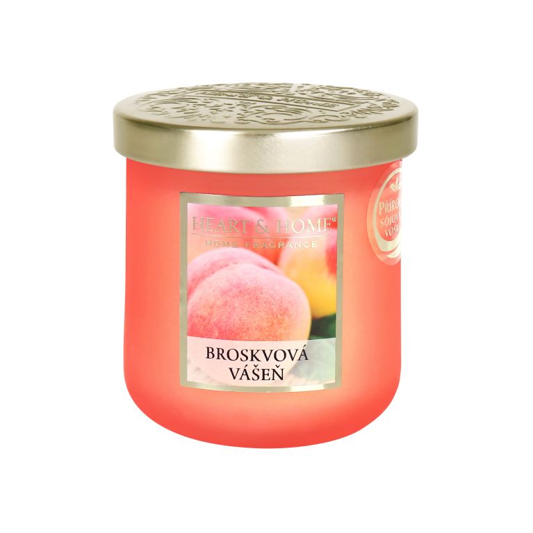 Luxusní střední svíčky Heart and Home 110 g                    