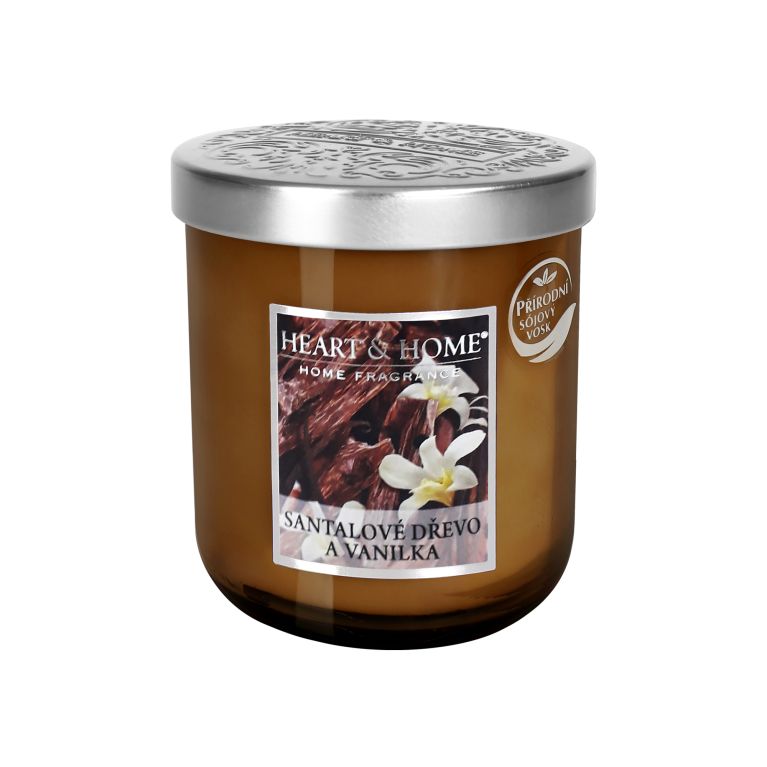 Luxusní střední svíčky Heart and Home 110 g                    