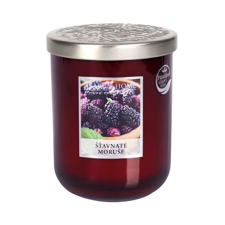 Luxusní velké svíčky Heart and Home 320 g                    