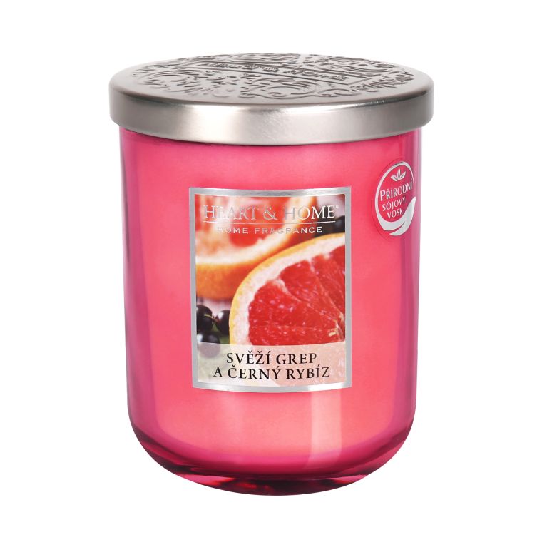 Luxusní velké svíčky Heart and Home 320 g                    