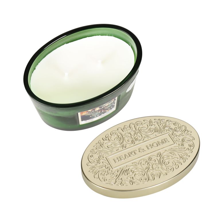                             Vonné svíčky Heart and Home - Elipsa 2 knoty 220 g                        