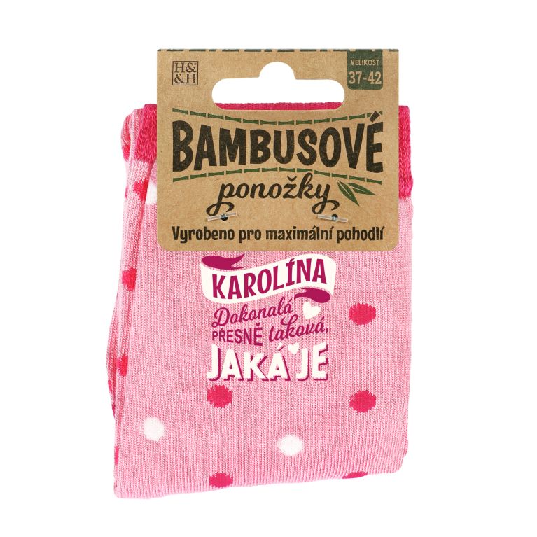 Bambusové ponožky se jmény                    