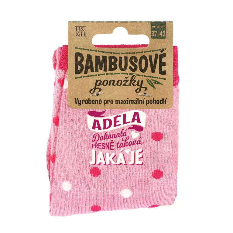 Bambusové ponožky se jmény                    