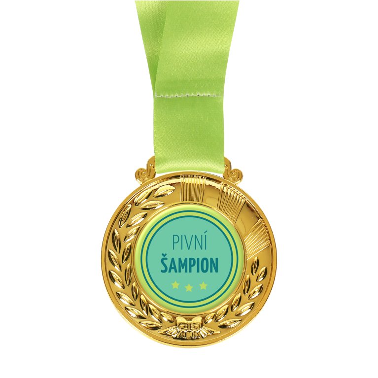                             Přání s medailí - Pivní šampion                        