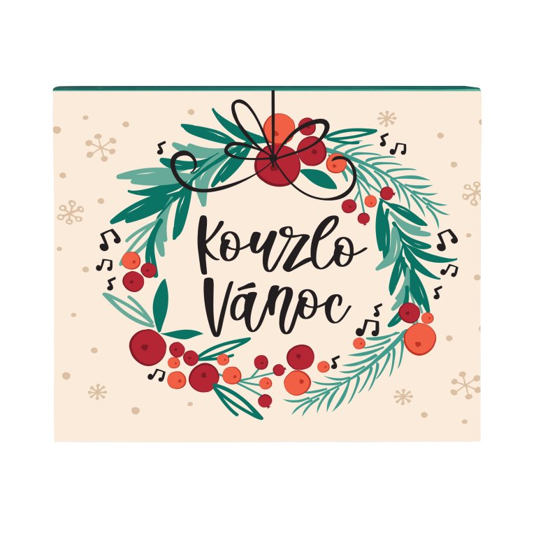                            Hrací krabička - Vánoční věnec                        