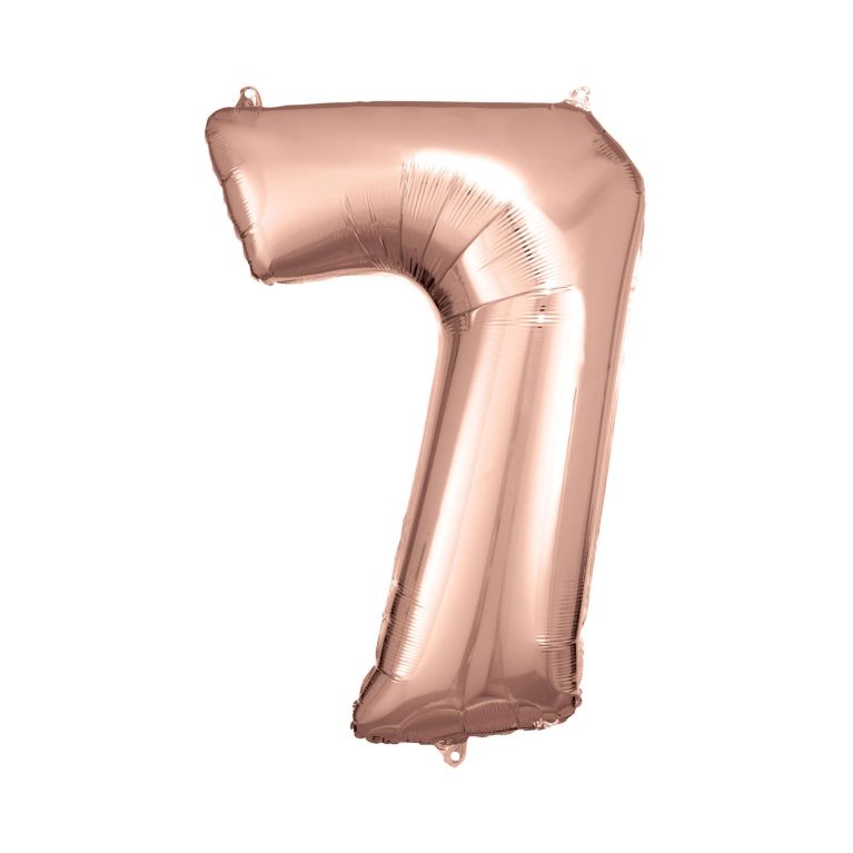 Balónky fóliové 88 cm rose gold čísla                    