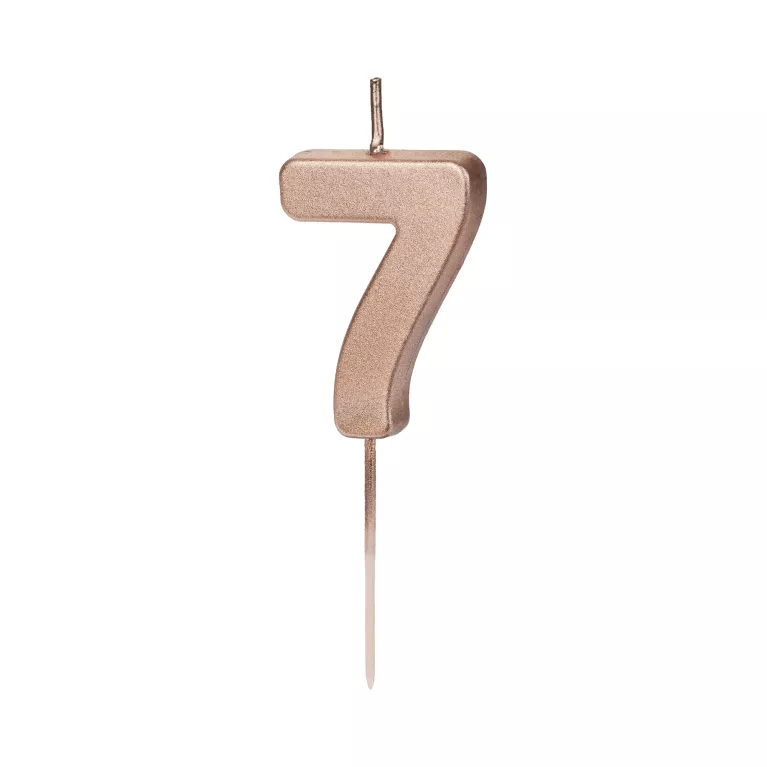 Svíčky dortové rose gold čísla                    