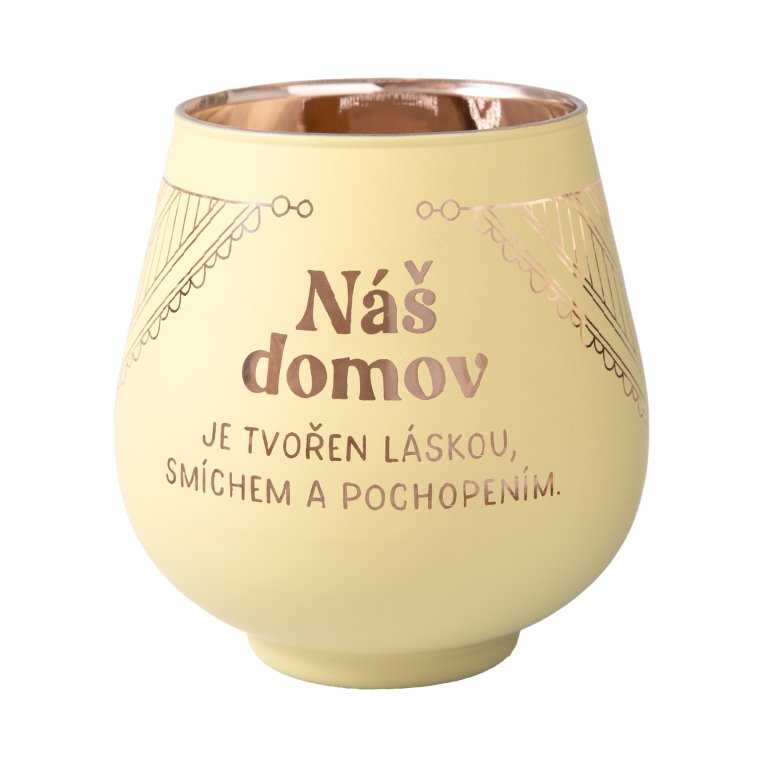 Zrcadlové svícny s věnováním                    