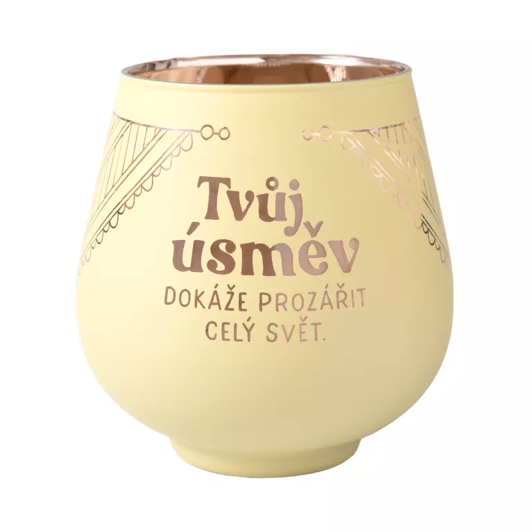 Zrcadlové svícny s věnováním                    