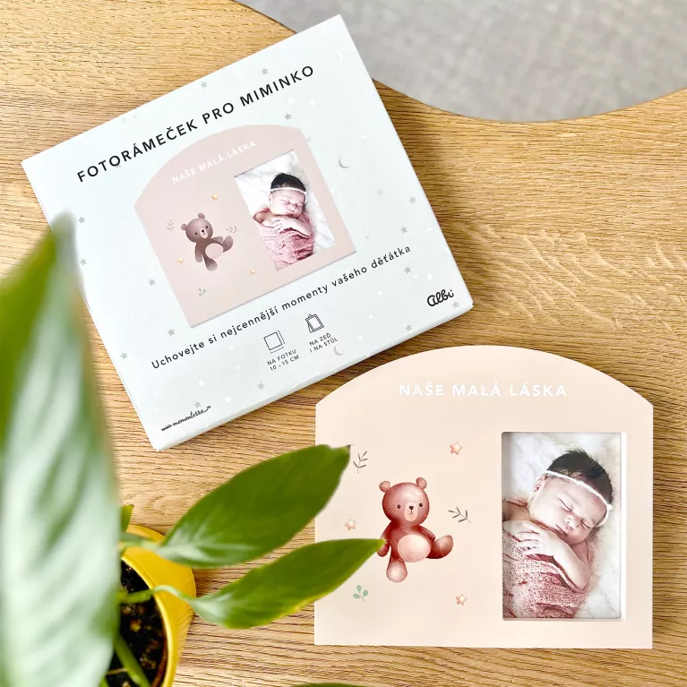                             Fotorámeček pro miminko – Naše malá láska                        