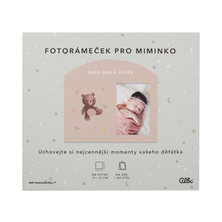                             Fotorámeček pro miminko – Naše malá láska                        