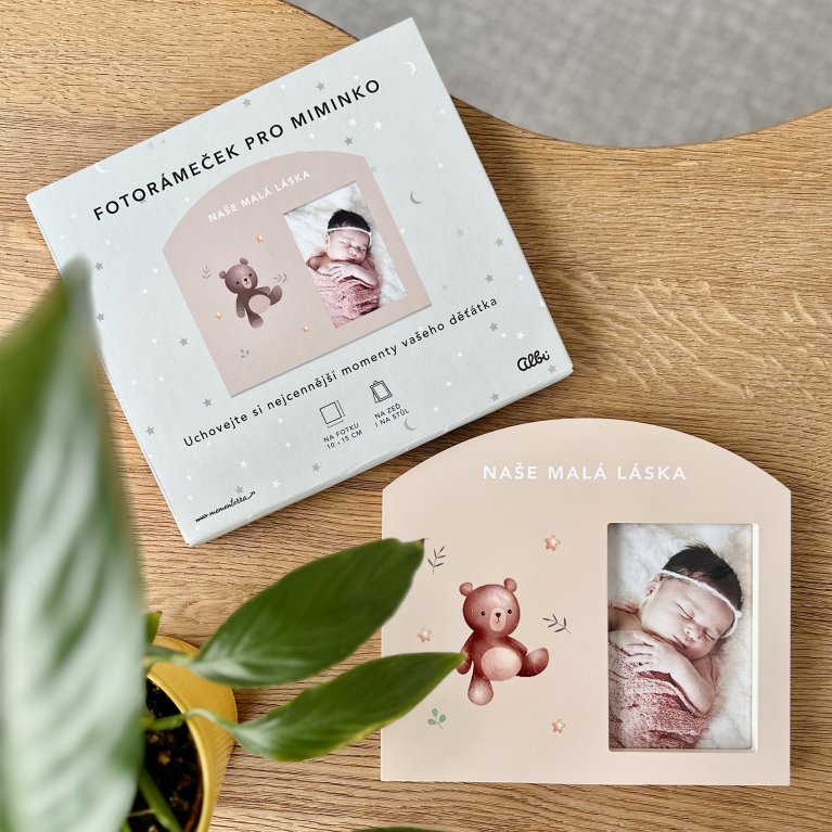                             Fotorámeček pro miminko – Naše malá láska                        