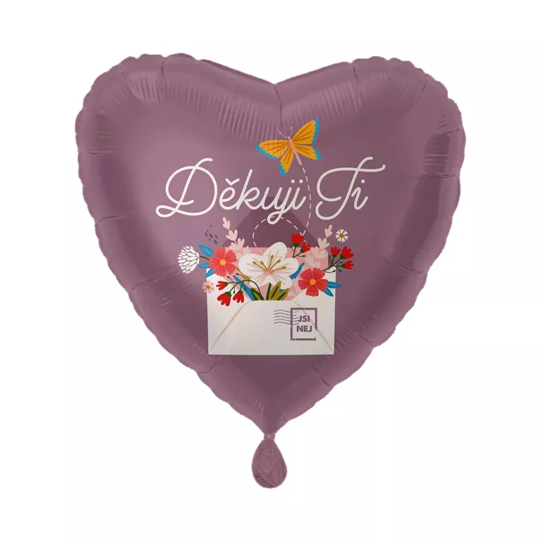 Balónek fóliový Děkuji Ti                    