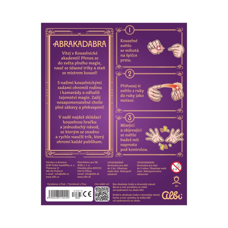                             ABRAKADABRA - Kouzlení se světlem                        