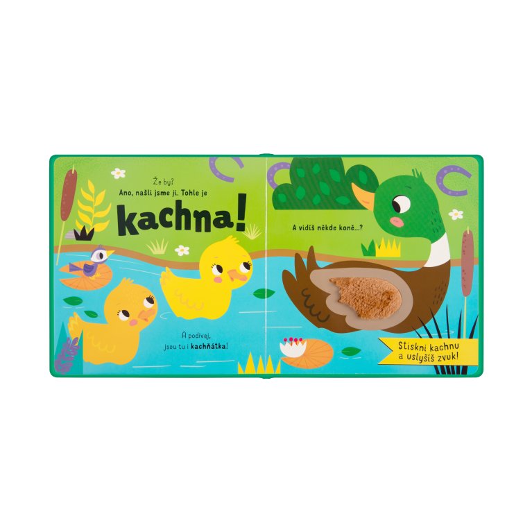                             Vidíš někde kachnu? - Zvuková hmatová kniha                        
